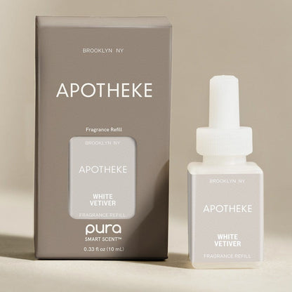 APOTHEKE Pura Smart Home Single Refills PURA White Vetiver Fragrance Refill