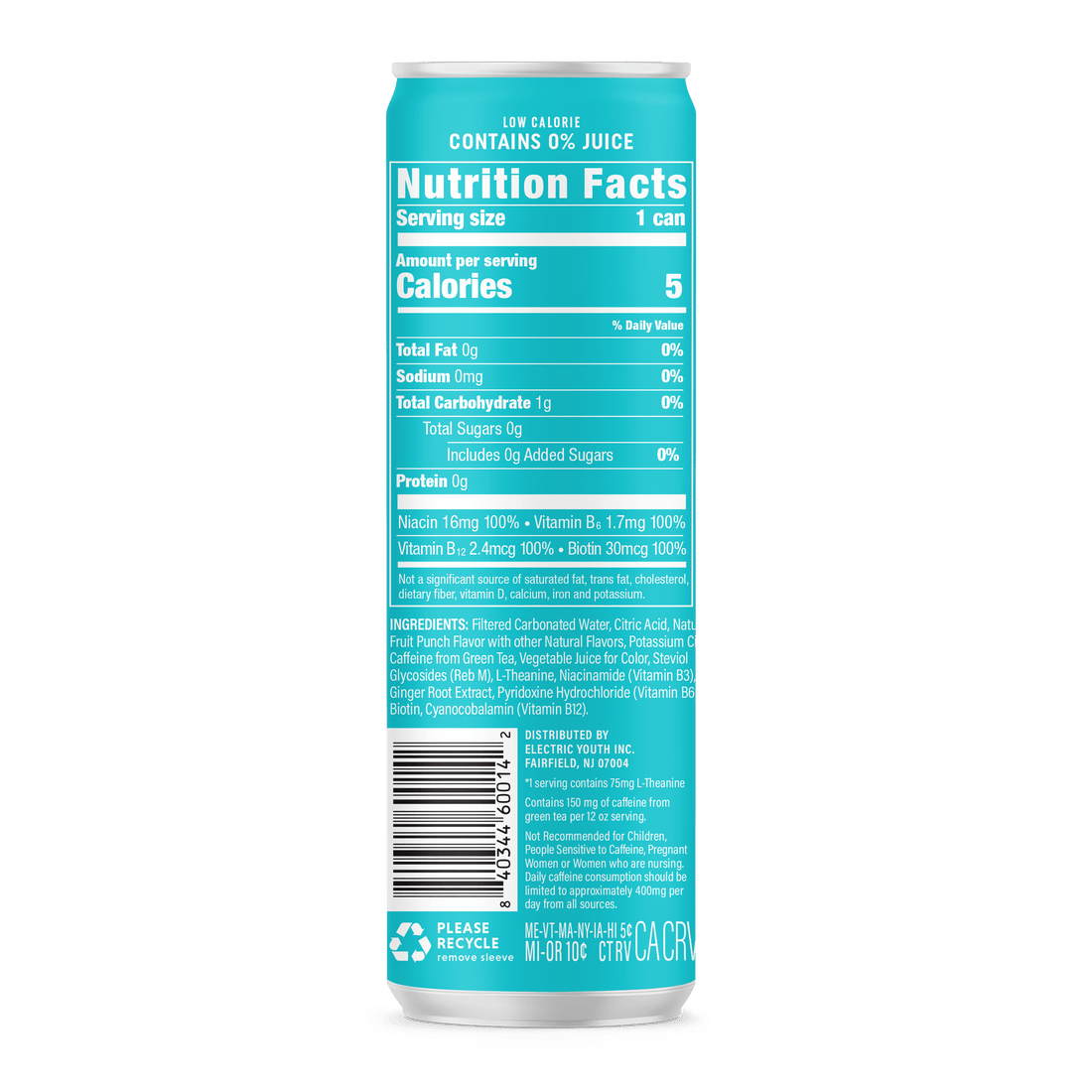 GORGIE Energy Drink Energy Drink - Sparkling Tropical Punch