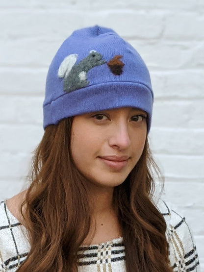 Squirrel Cashmere Hat - Adult - My American Goods