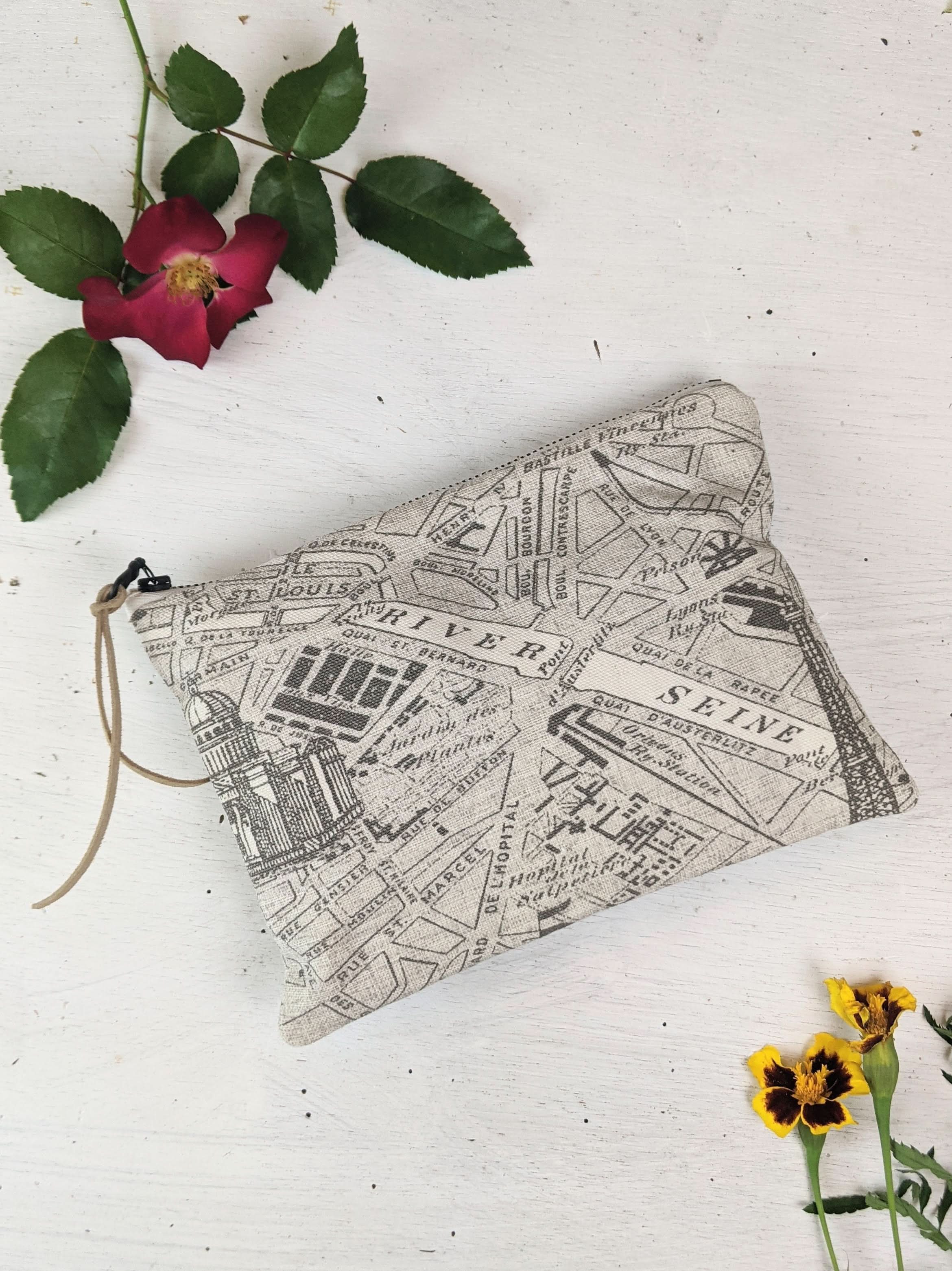 Ash &amp; Rose purse Paris Map Purse
