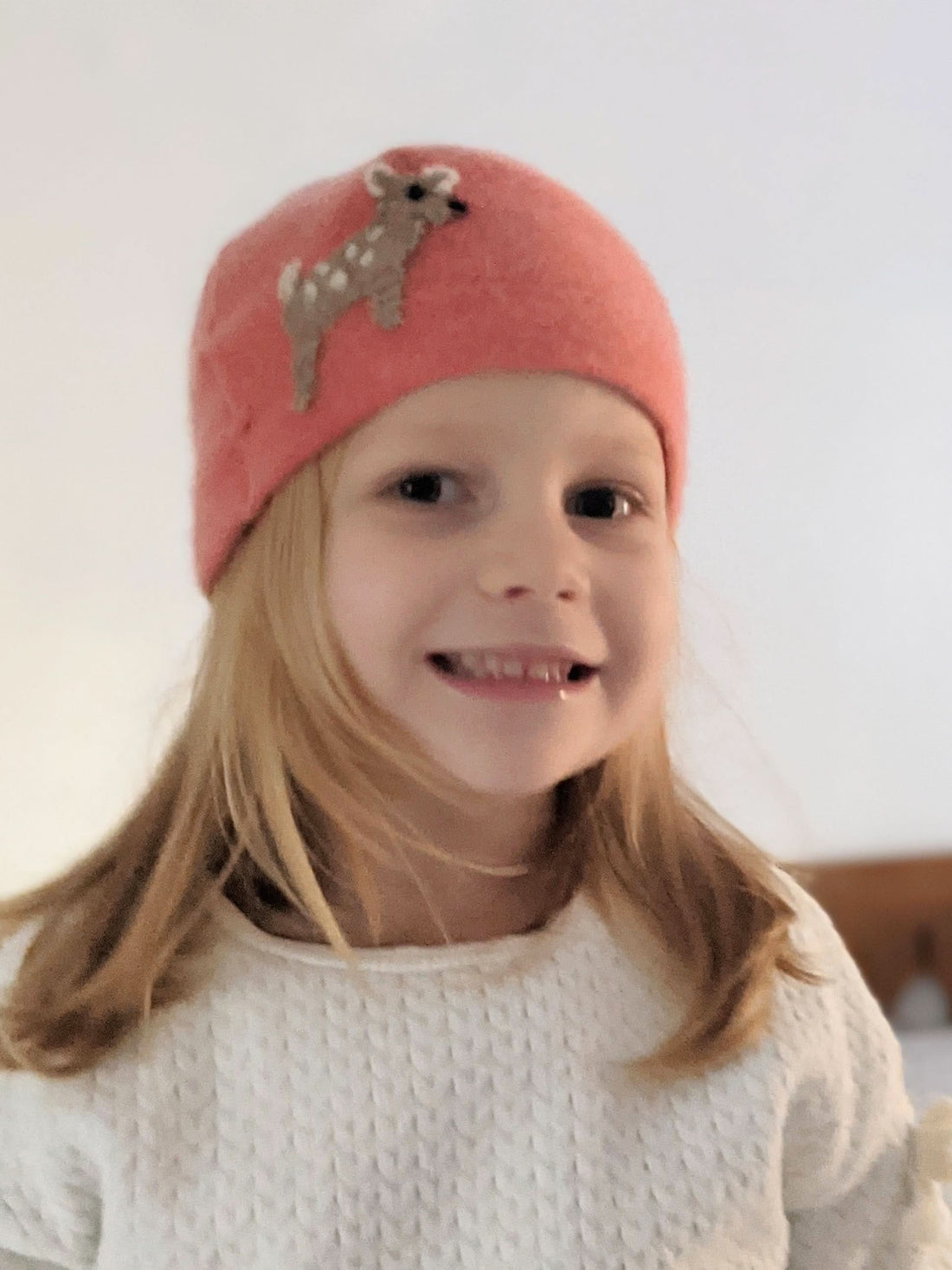 Fawn Cashmere Hat - Child - My American Goods