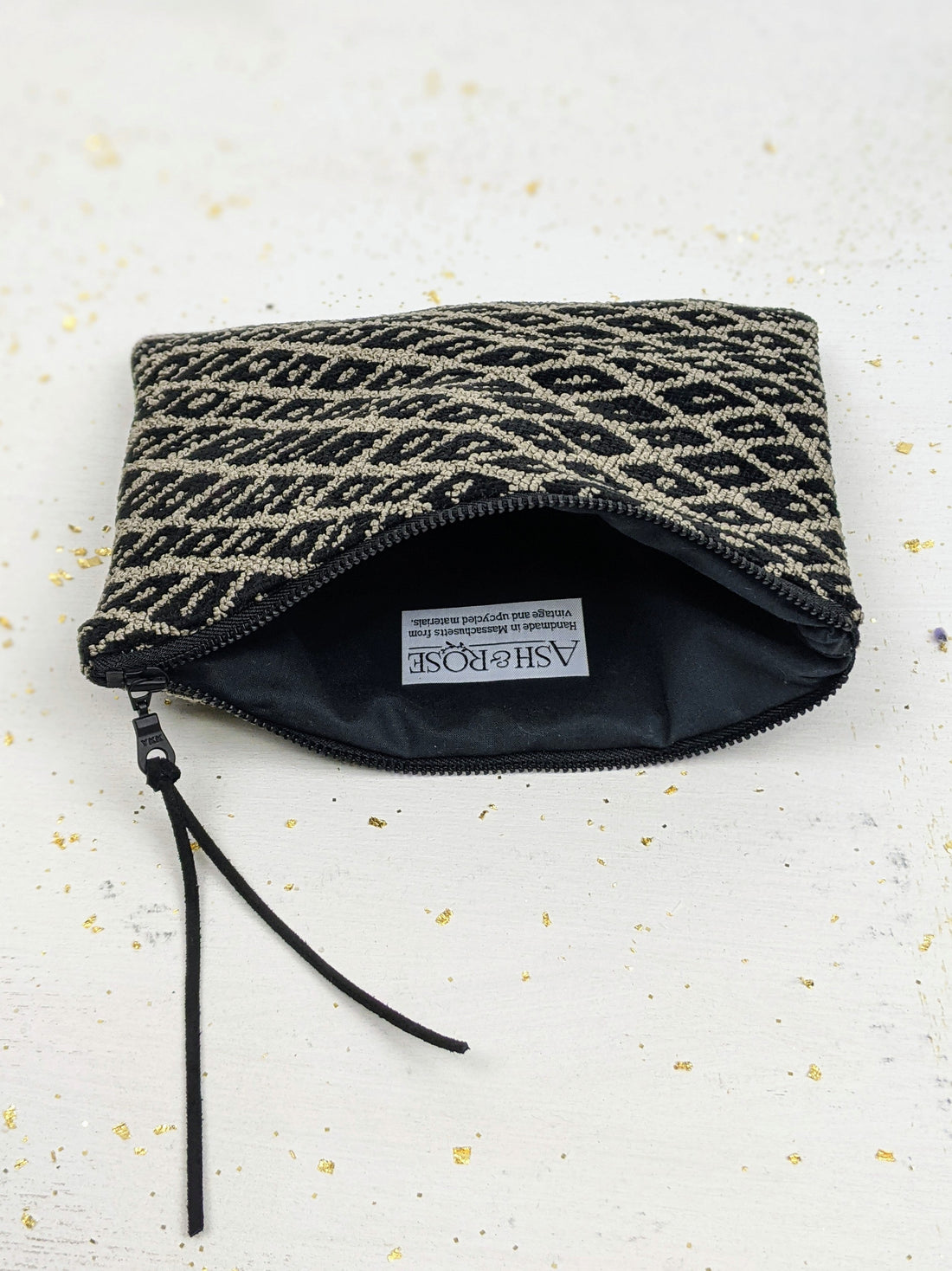 Black Diamond Needlepoint Purse - My American Goods