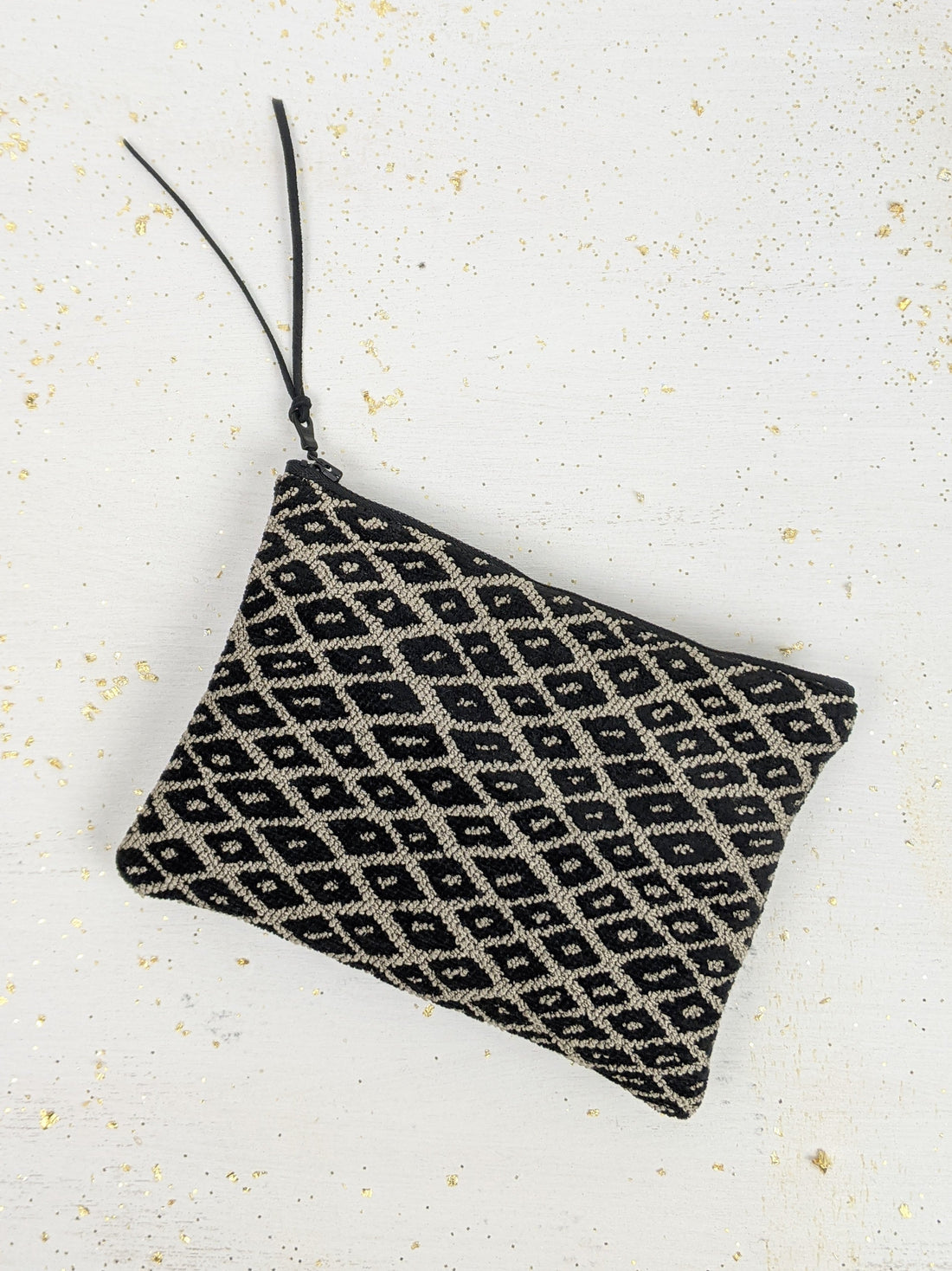 Black Diamond Needlepoint Purse - My American Goods