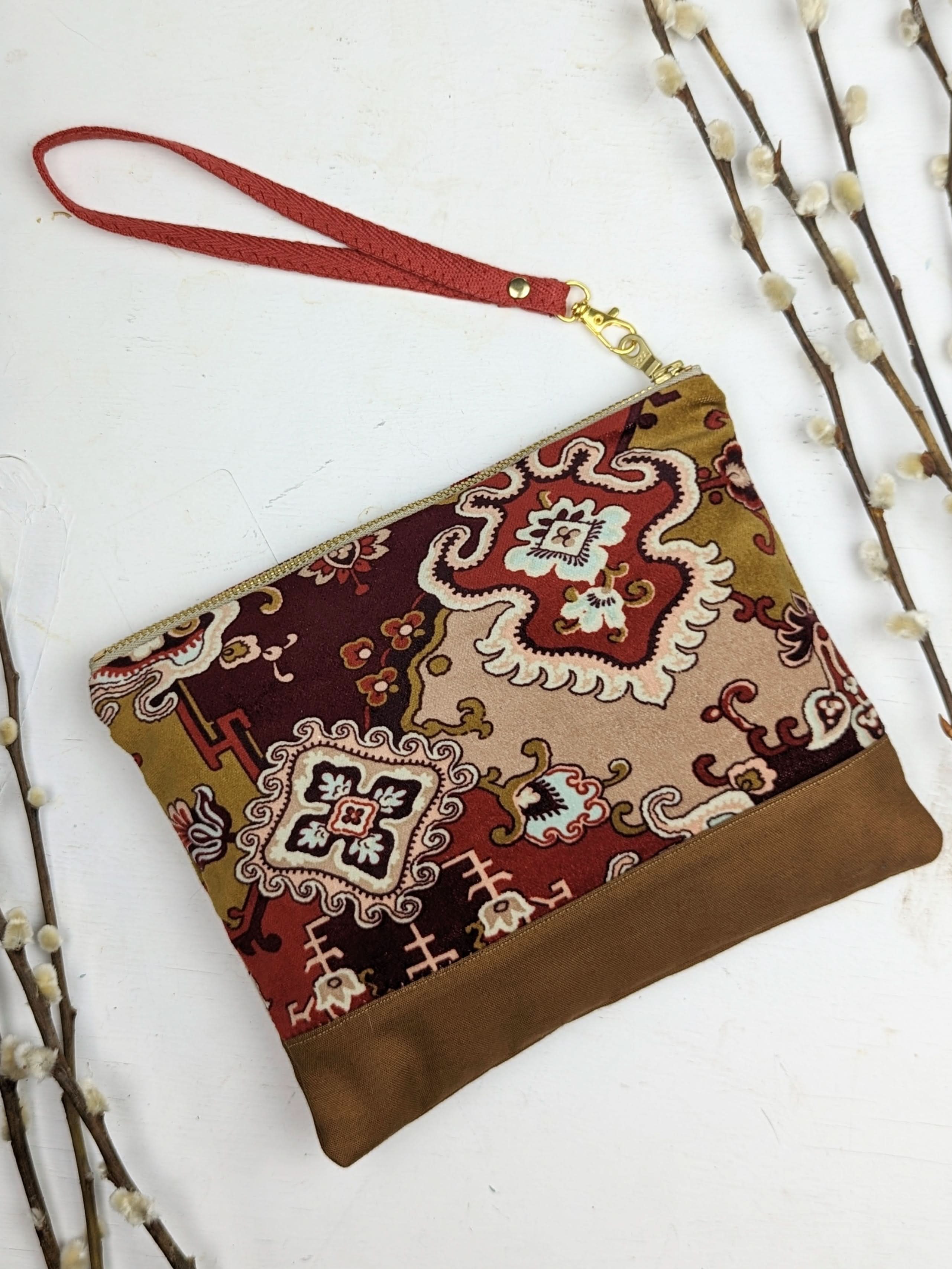 Ash &amp; Rose bag Boho Velvet Purse