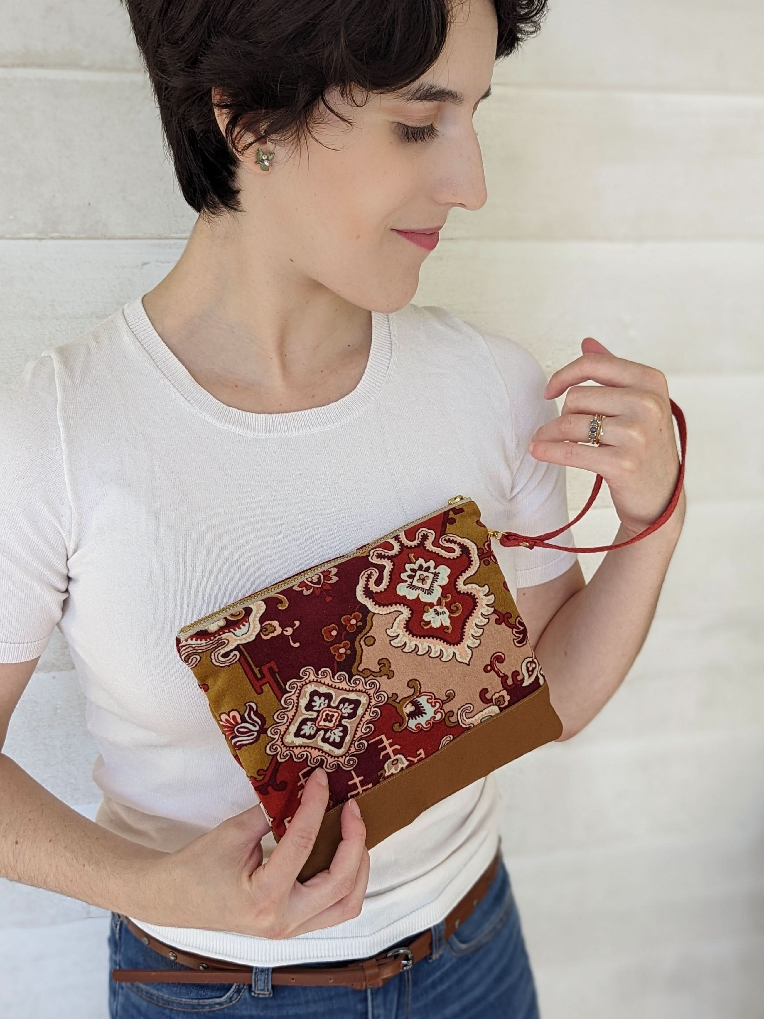 Ash &amp; Rose bag Boho Velvet Purse