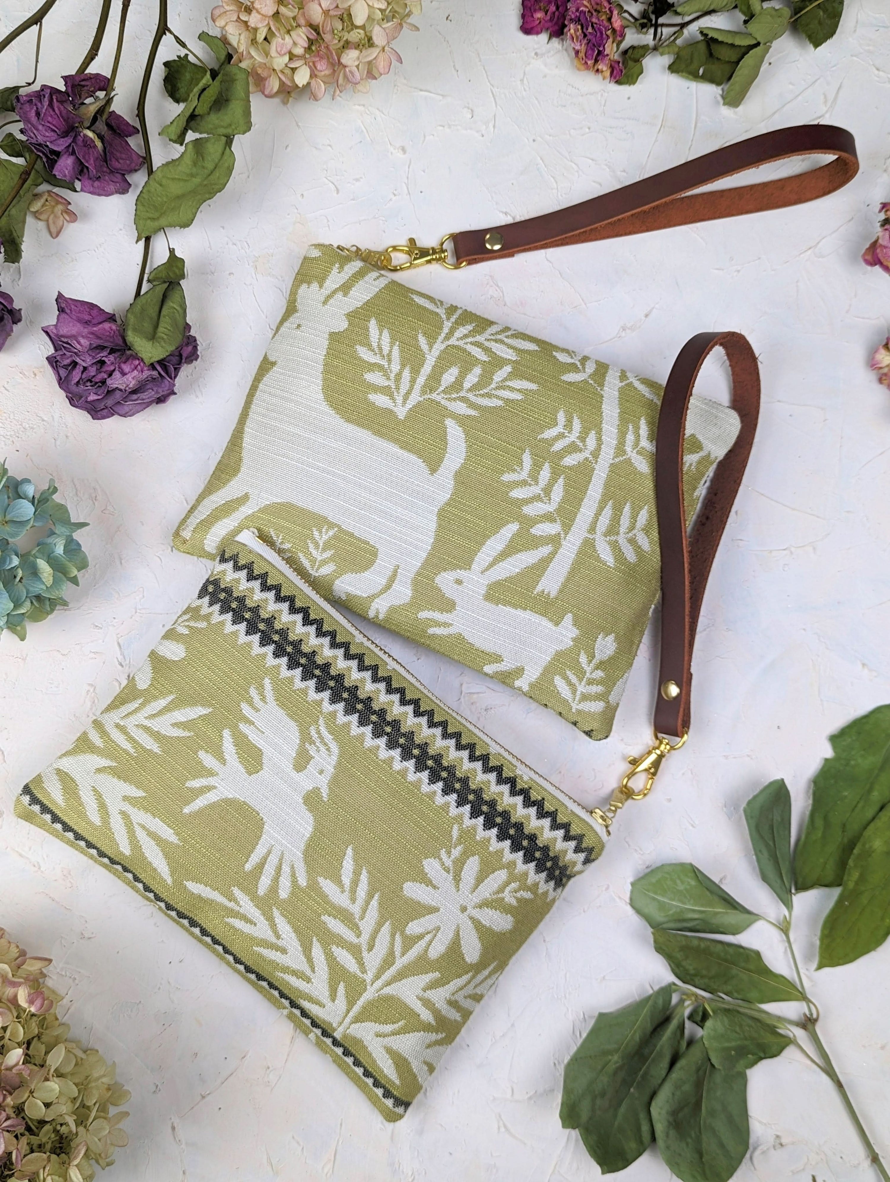 Ash &amp; Rose purse Folk Life Wristlet Purse