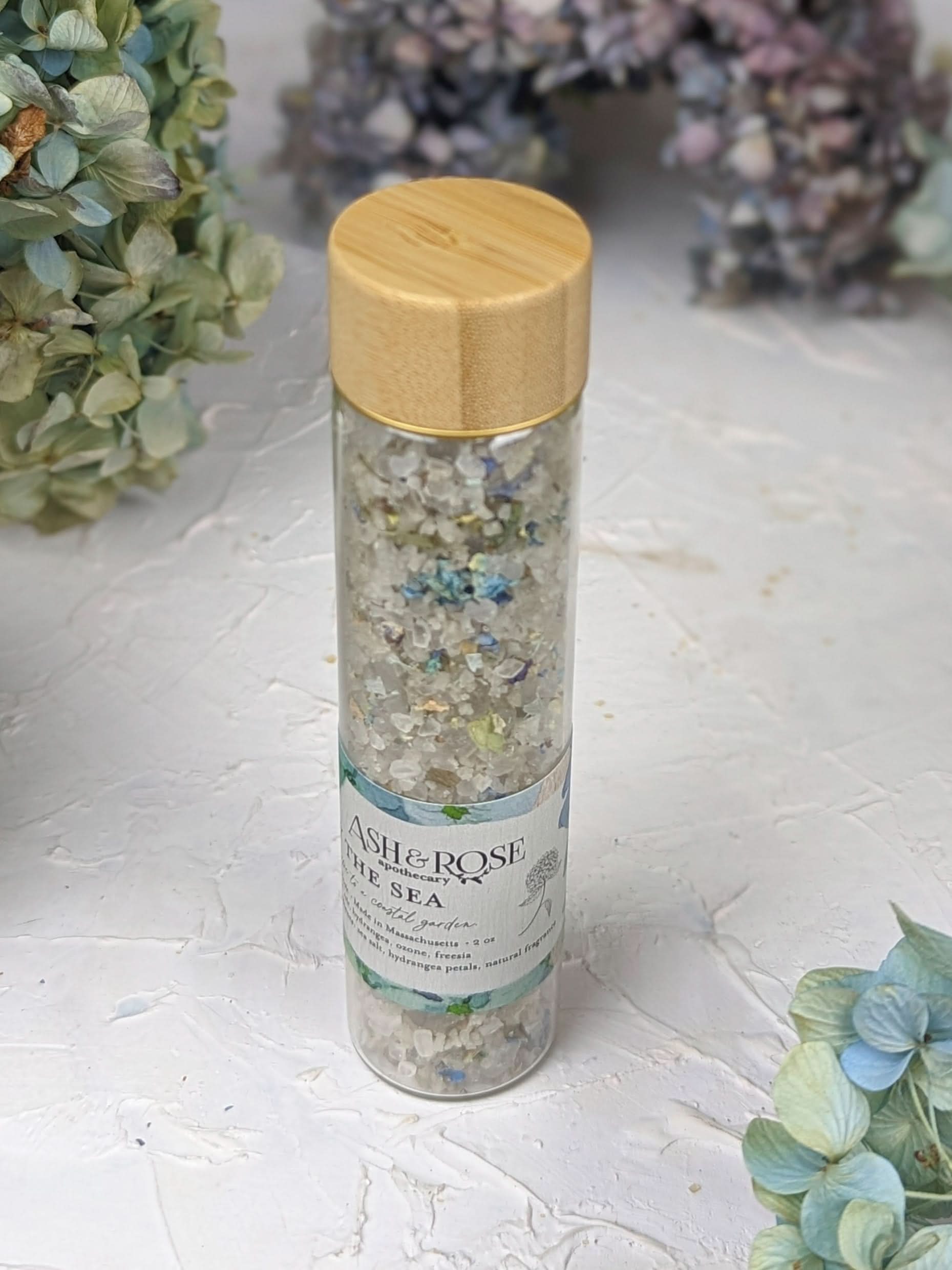 Ash &amp; Rose bath soak BY THE SEA Bath Soak Vial