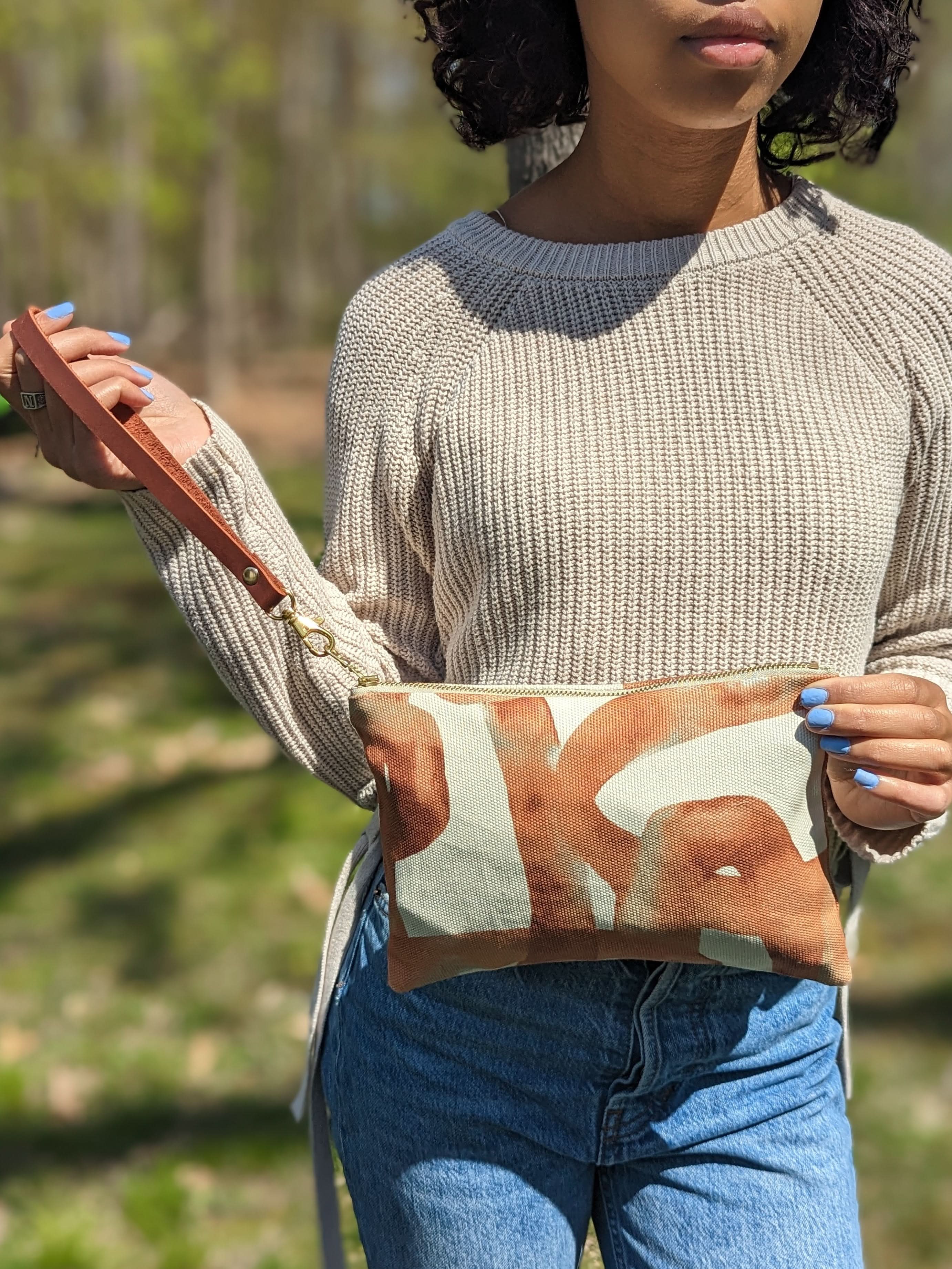 Ash &amp; Rose Shipwreck Chain Wristlet Purse