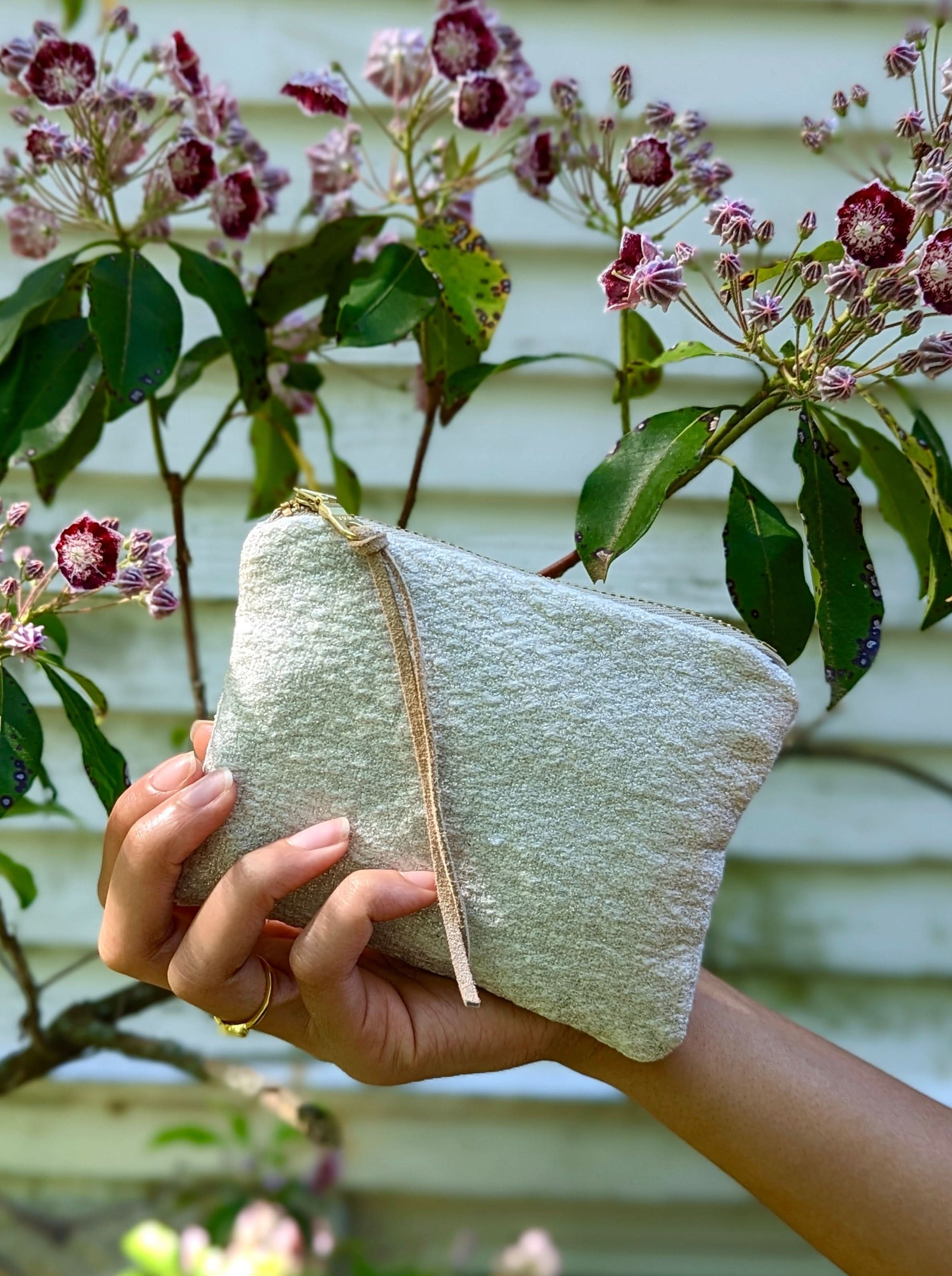 Ash &amp; Rose Arianell Mini Metallic Clutch