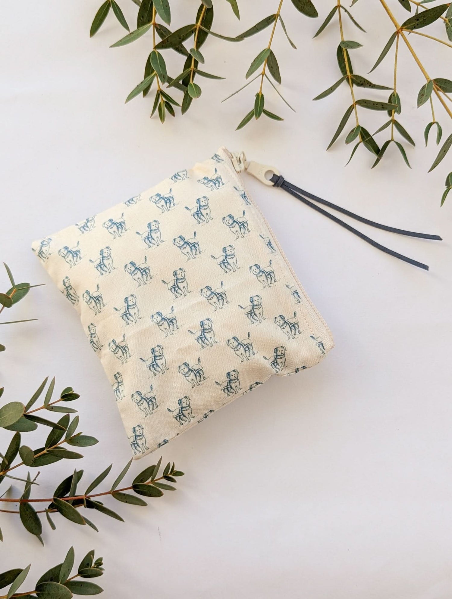 Good Dog Square Zip Pouch - My American Goods