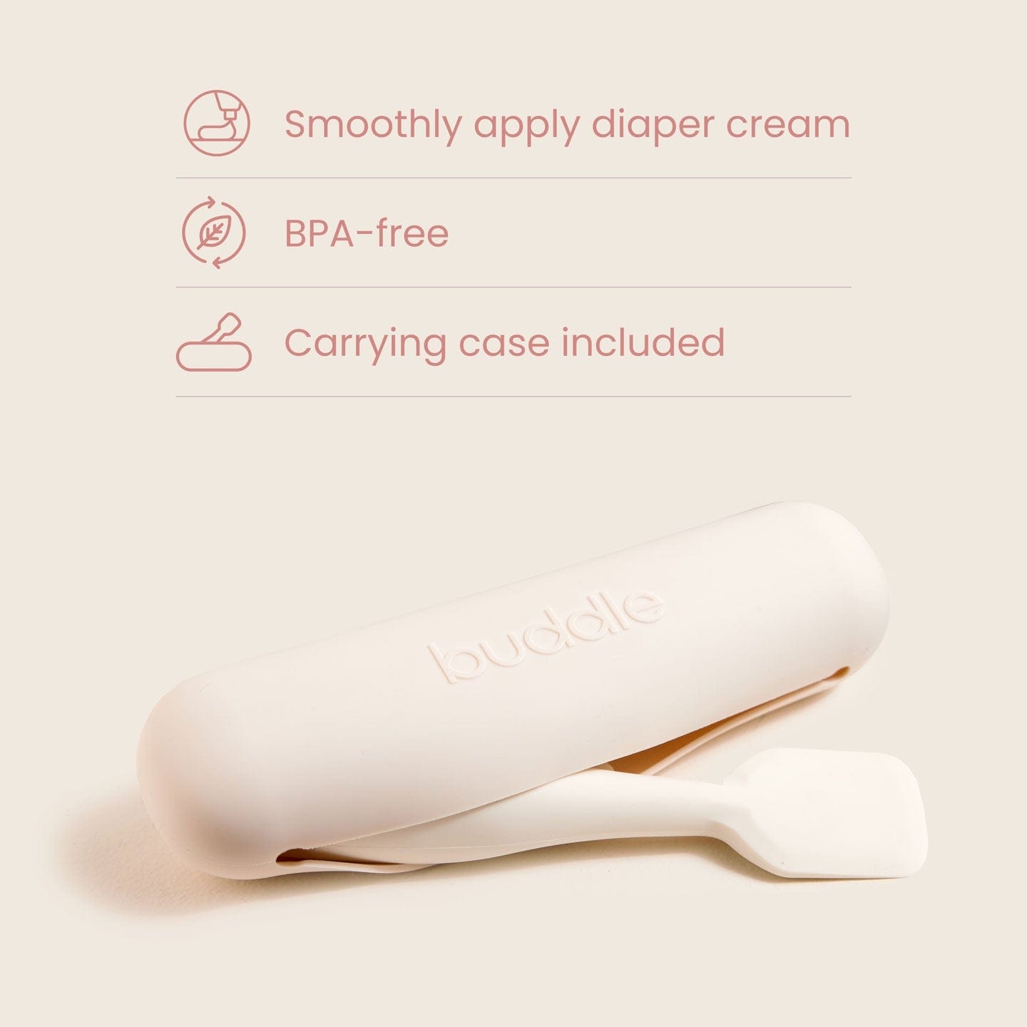 Buddle Skincare Diaper Rash Treatment Buddle Paddle Pal &amp; Carrying Case