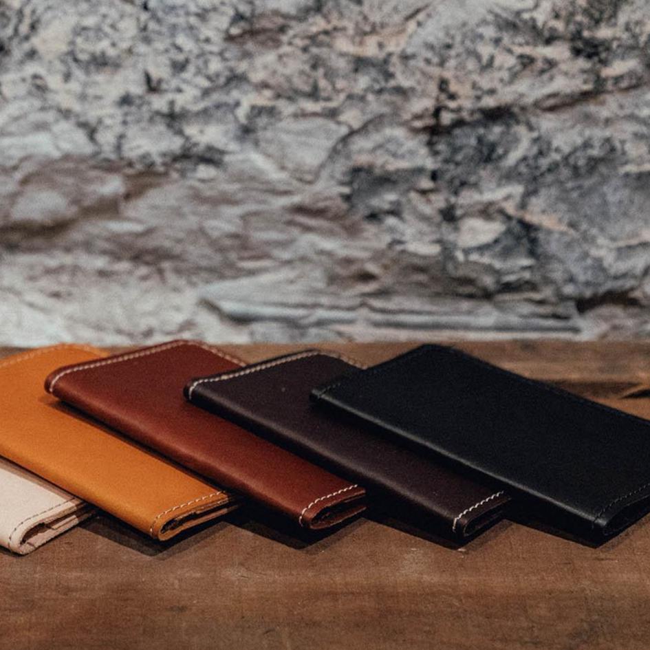 The Local Branch Leather Leather Passport Case - USA Made