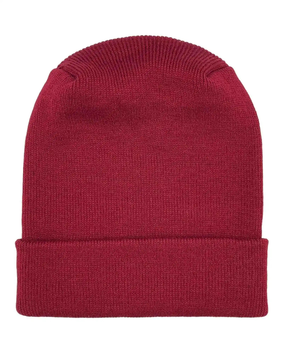 Patented H Stitch Cuffed Beanie, Burnt Maroon