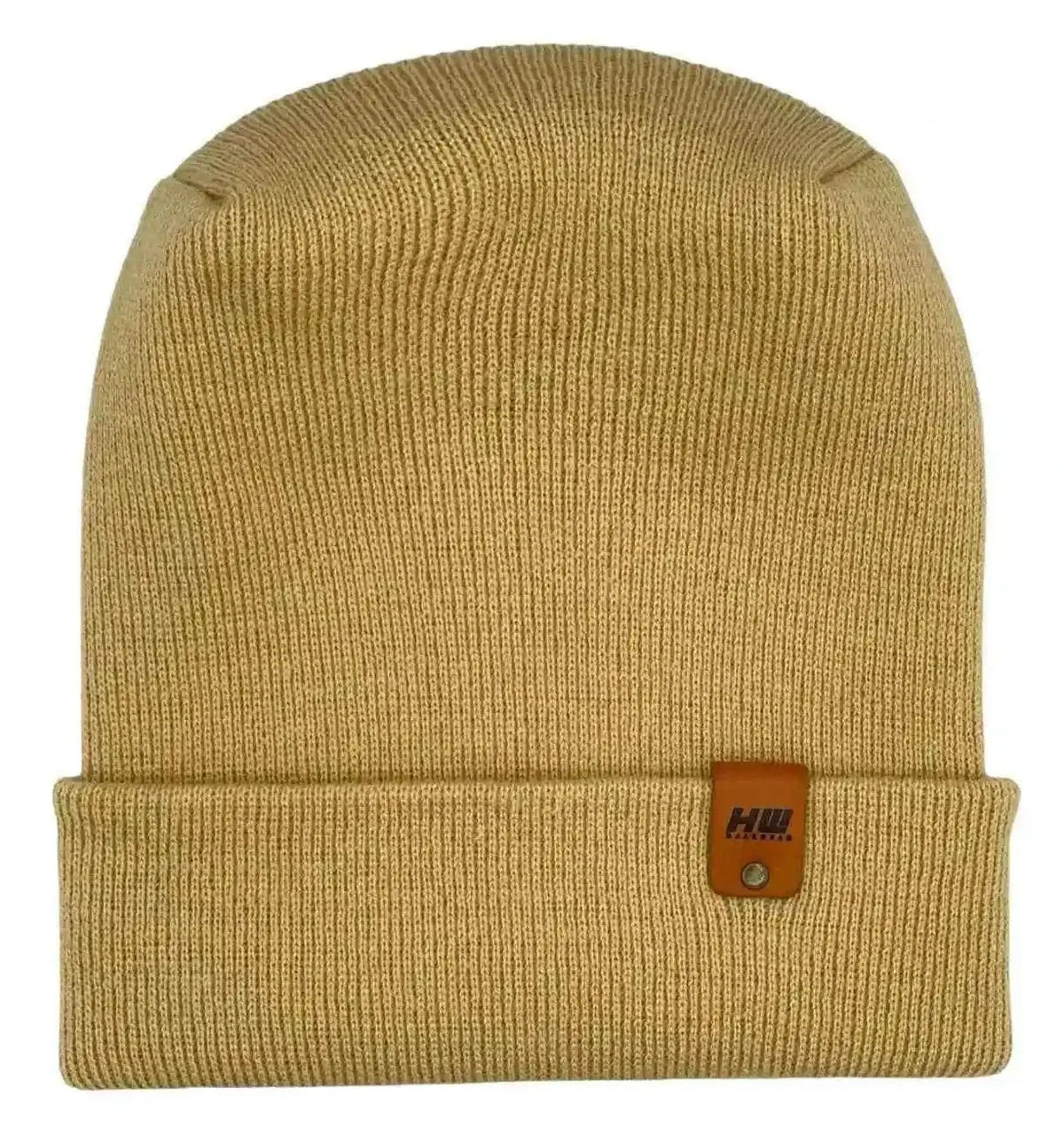 Patented H Stitch Cuffed Beanie, Dune Beige