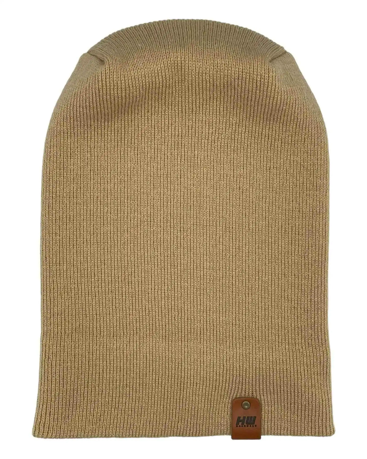 Patented H Stitch Cuffed Beanie, Dune Beige