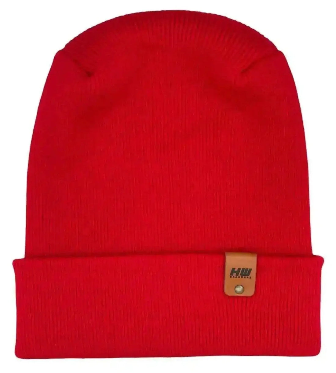 Patented H Stitch Cuffed Beanie, Scarlet Red