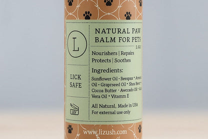 Lizush Health &amp; Beauty Natural Paw Balm for PETS