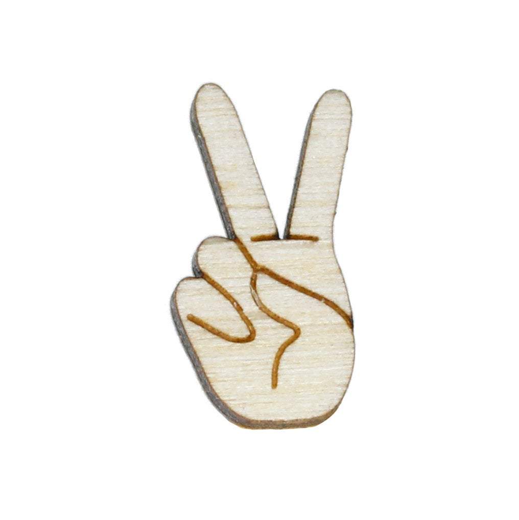 Peace Sign Studs