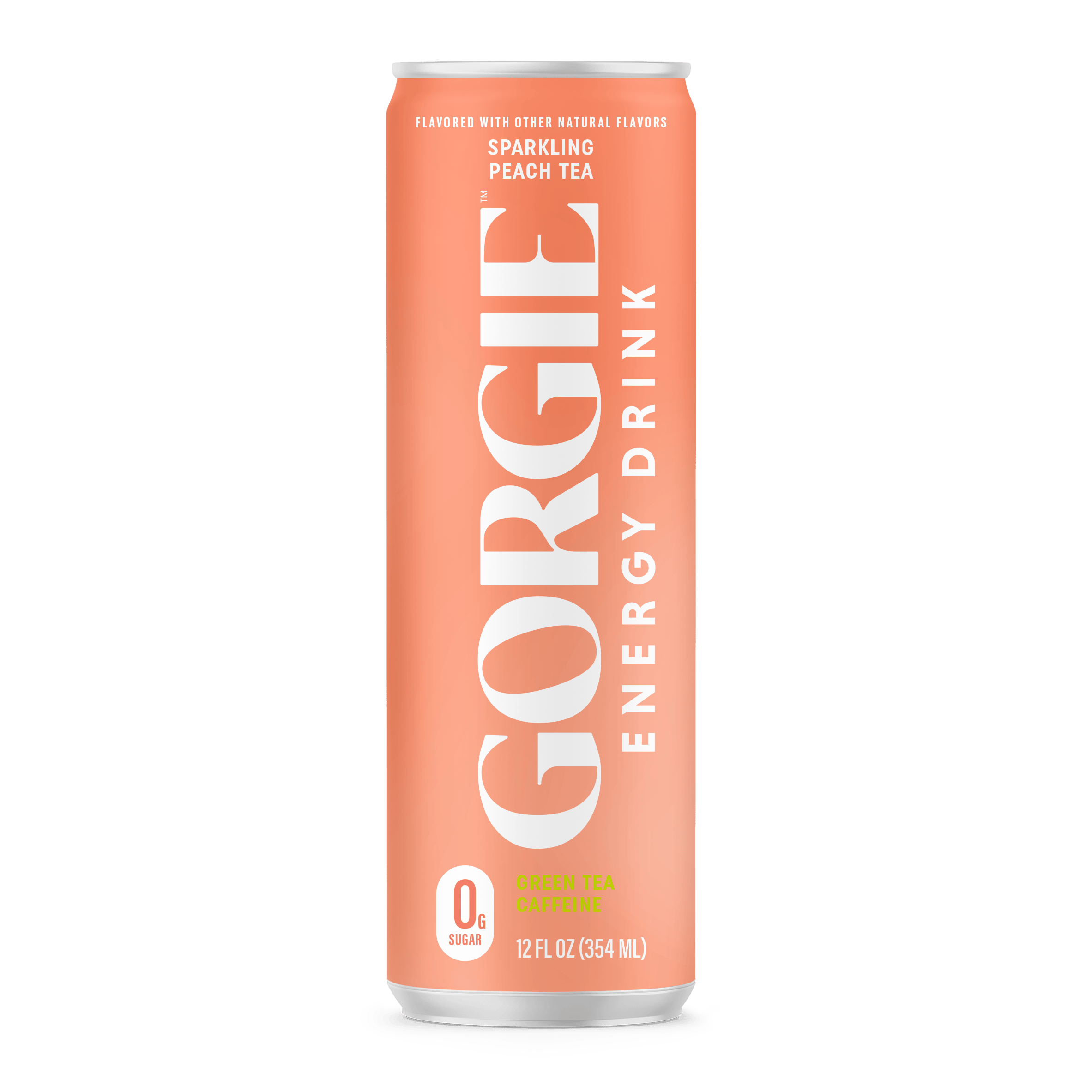 GORGIE Energy Drink Energy Drink - Sparkling Peach Tea