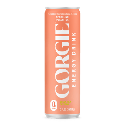GORGIE Energy Drink Energy Drink - Sparkling Peach Tea