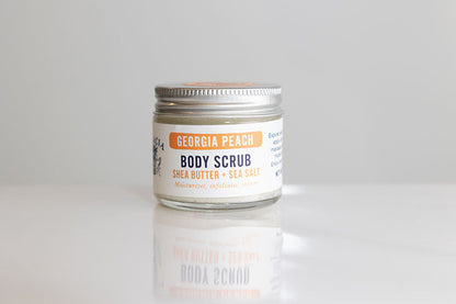 Georgia Peach Sea Salt Hand &amp; Body Scrub 2.6oz