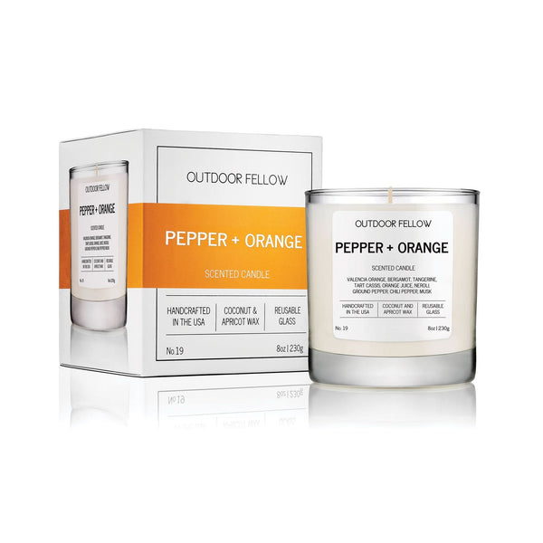 Pepper and Orange Scented Candle - My American Goods