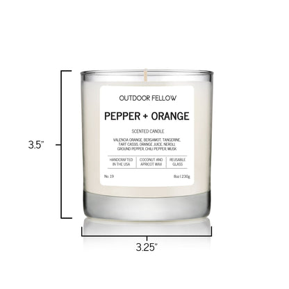 Pepper and Orange Scented Candle - My American Goods