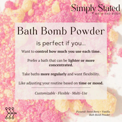 Simply Stated Creations Bath Bombs Sea Salt + Orchid Bath Bomb Powder