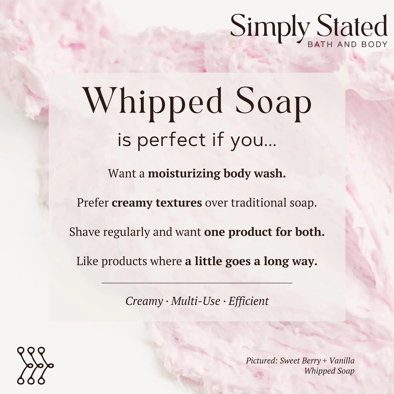 Warm Vanilla + Sugar Whipped Soap