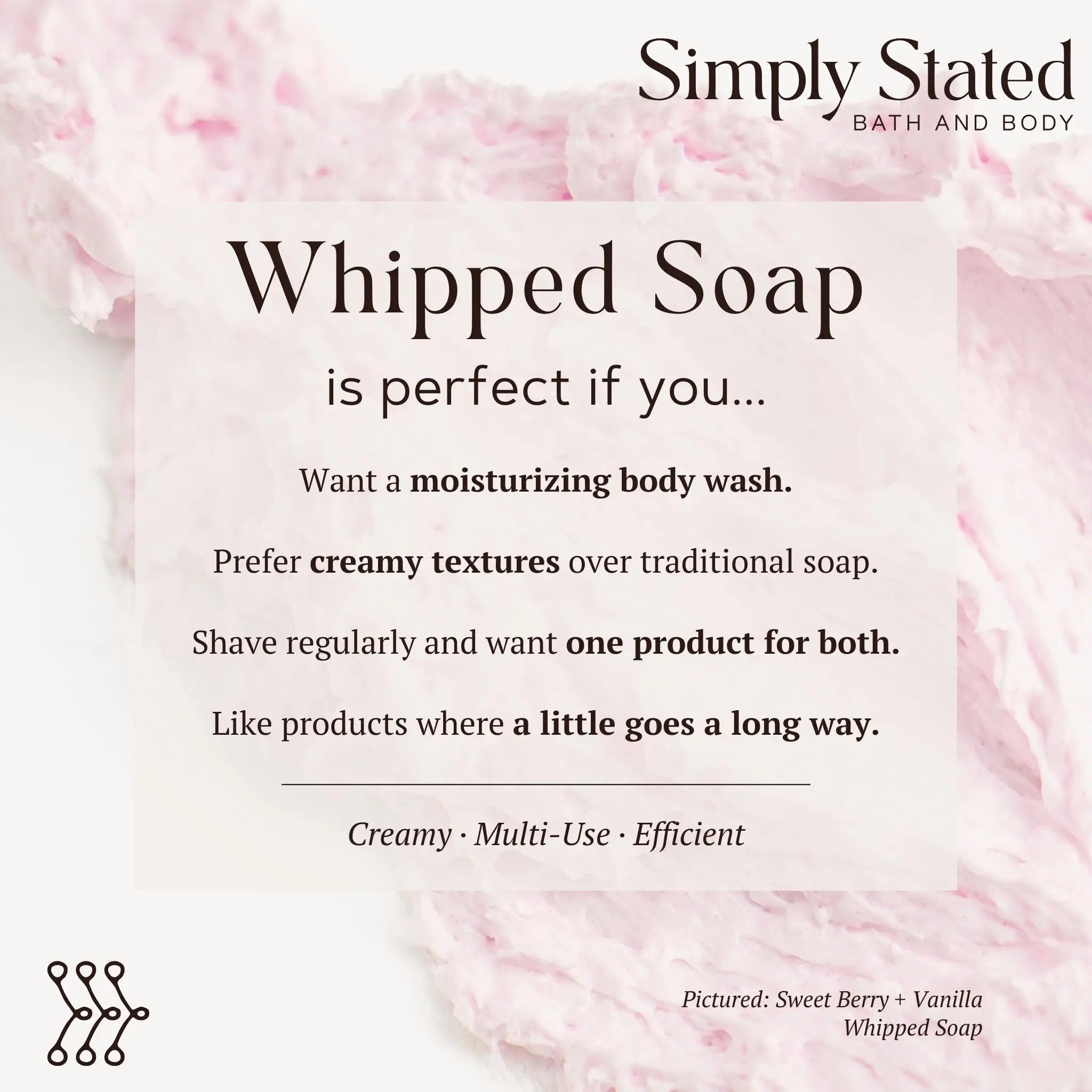 Warm Vanilla + Sugar Whipped Soap