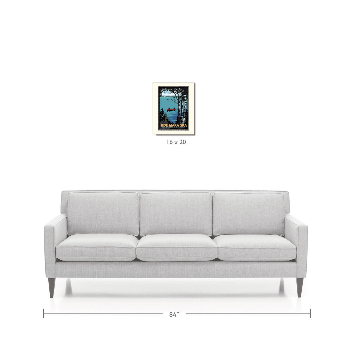 Landmark MN | Bde Maka Ska Minneapolis Art Print - My American Goods