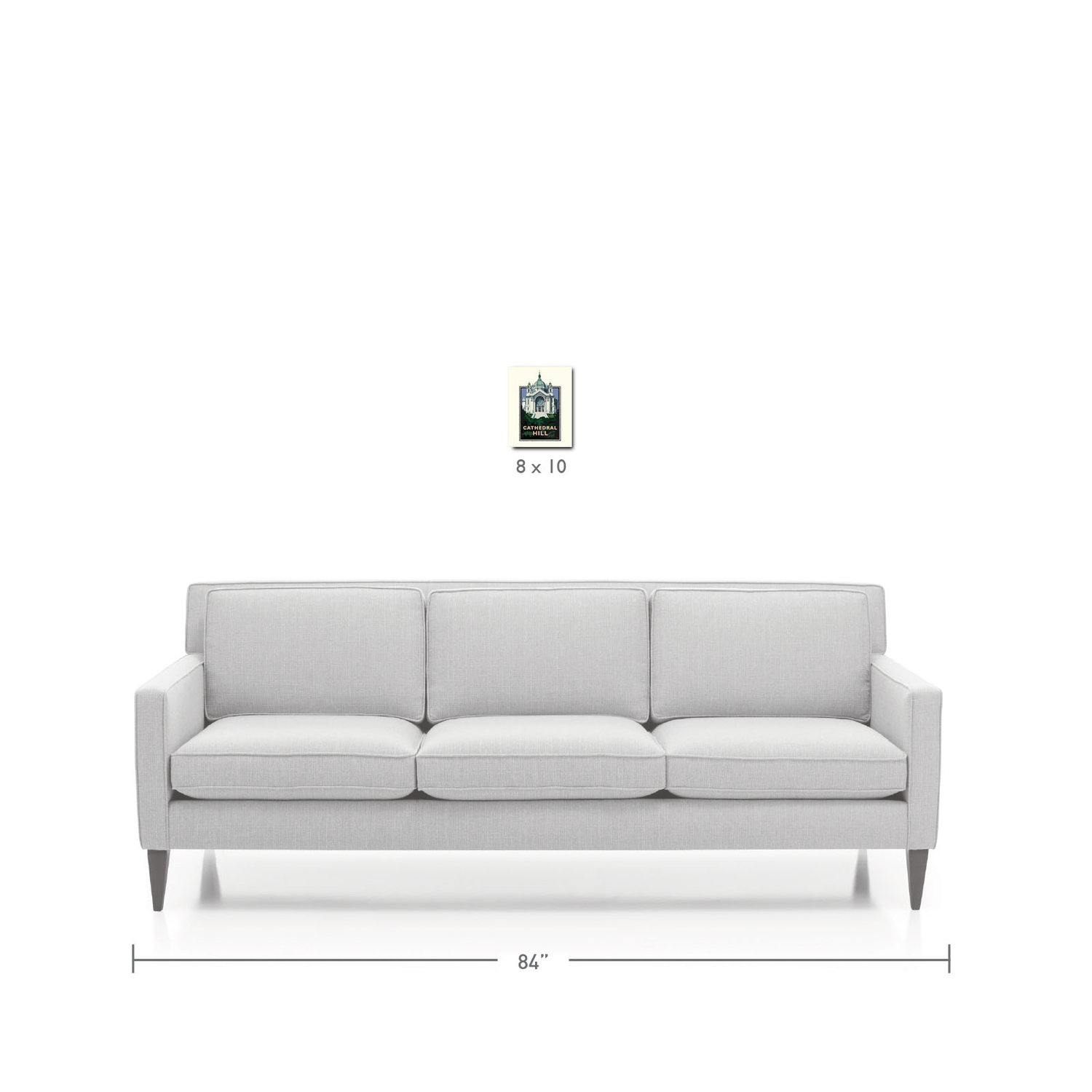Landmark MN | Cathedral Hill St Paul Art Print - My American Goods