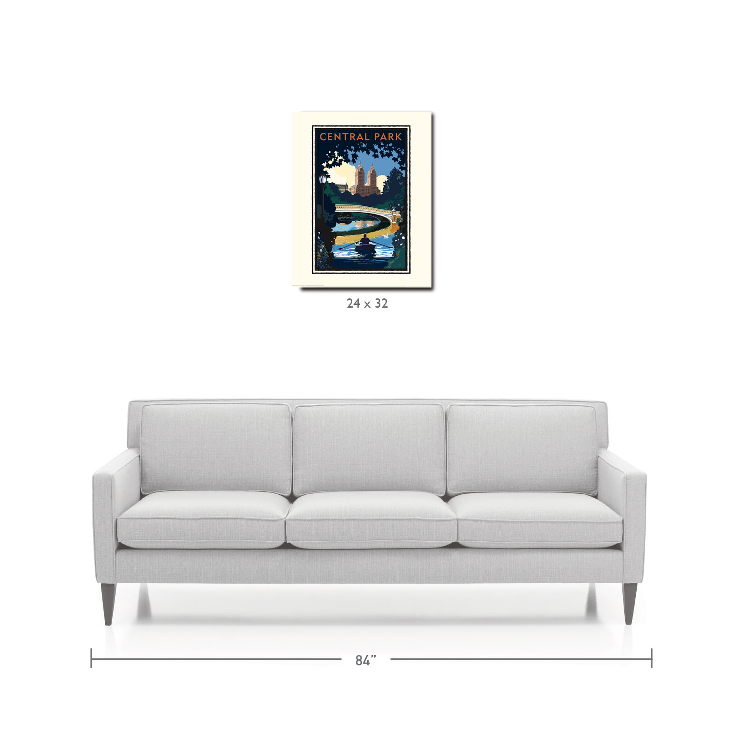 Landmark NY | Central Park Bridge Day NYC Art Print - My American Goods