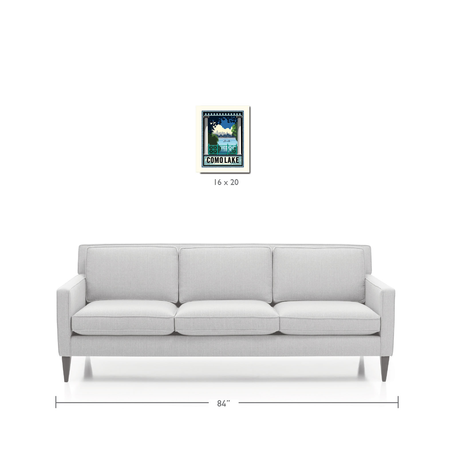 Landmark MN | Como Lake St Paul Art Print - My American Goods