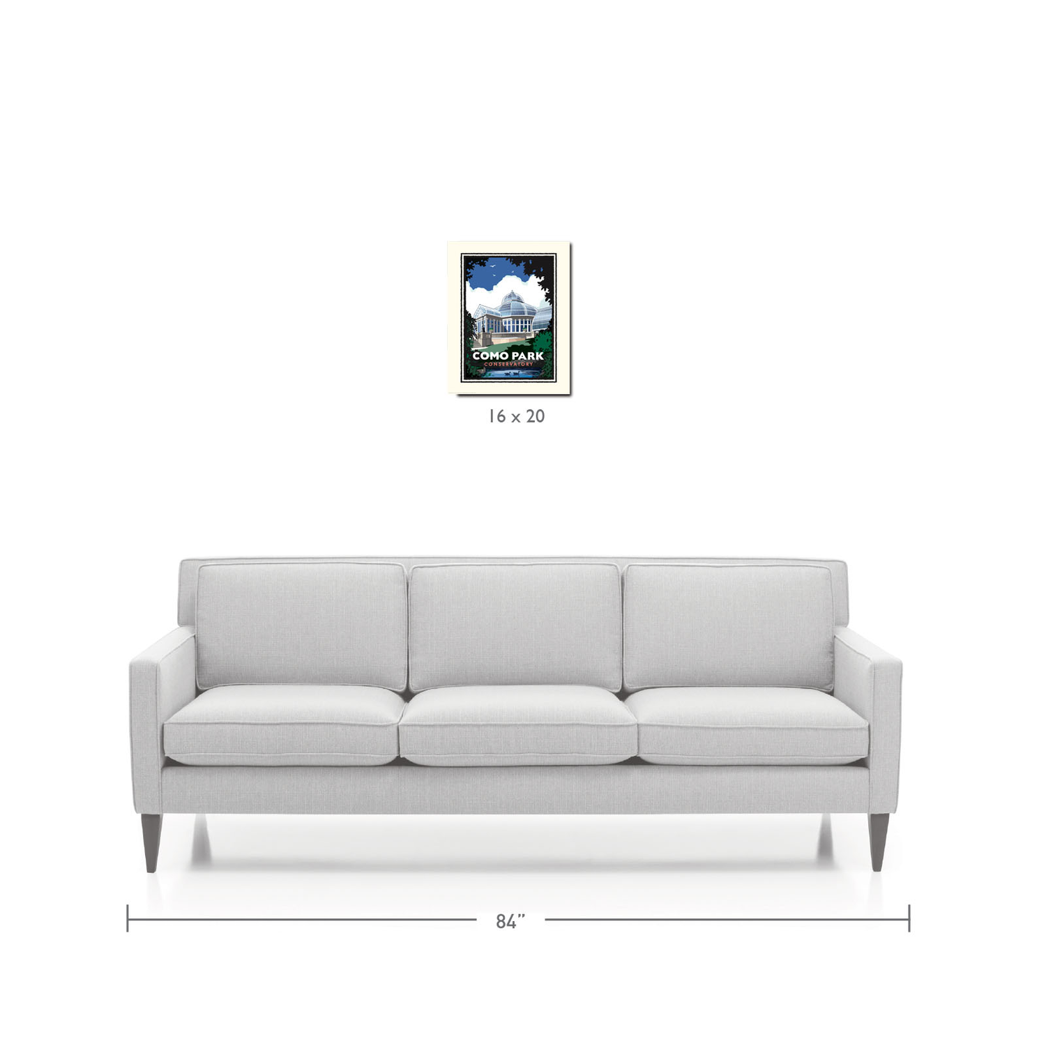 Landmark MN | Como Park Conservatory St Paul Art Print - My American Goods