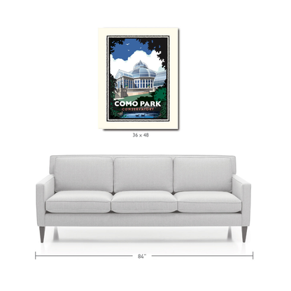 Landmark MN | Como Park Conservatory St Paul Art Print - My American Goods