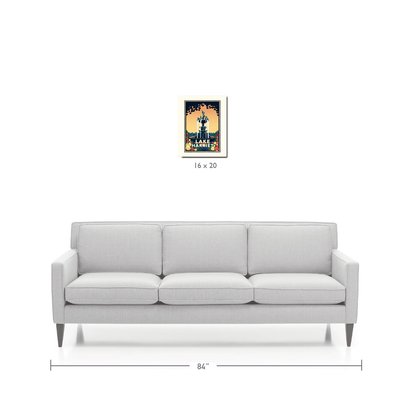 Landmark MN | Lake Harriet Rose Garden Minneapolis Art Print - My American Goods