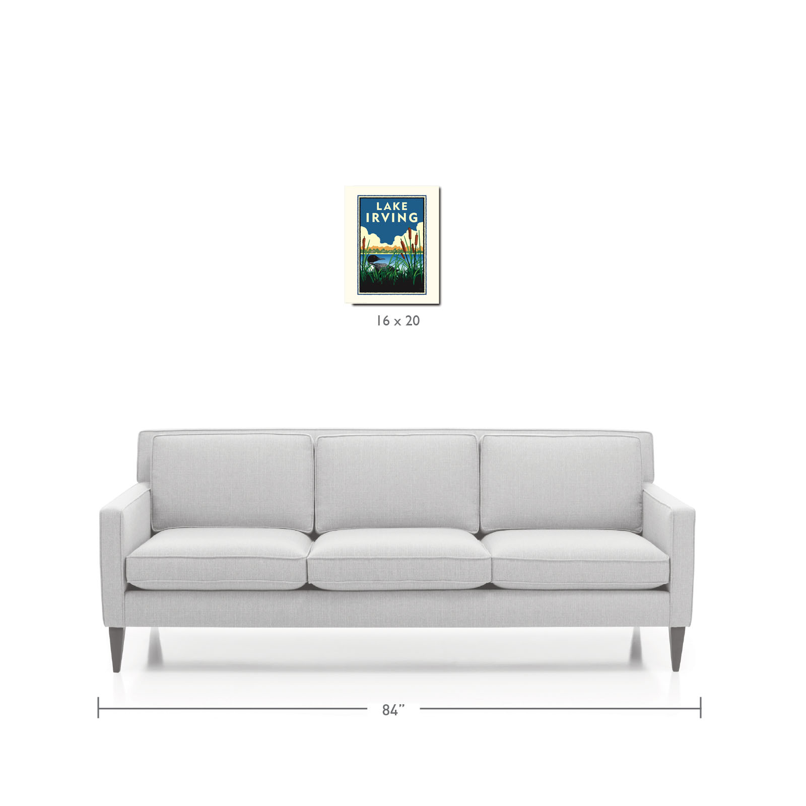 Landmark MN | Lake Irving Bemidji Art Print - My American Goods