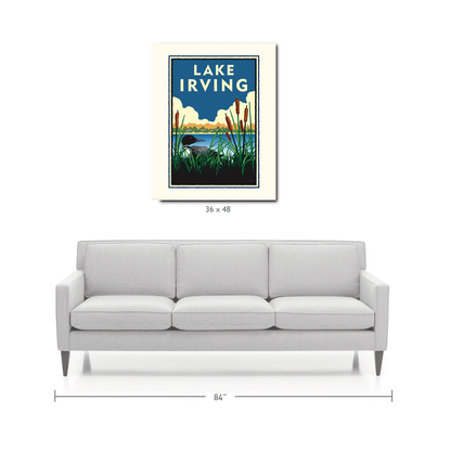 Landmark MN | Lake Irving Bemidji Art Print - My American Goods