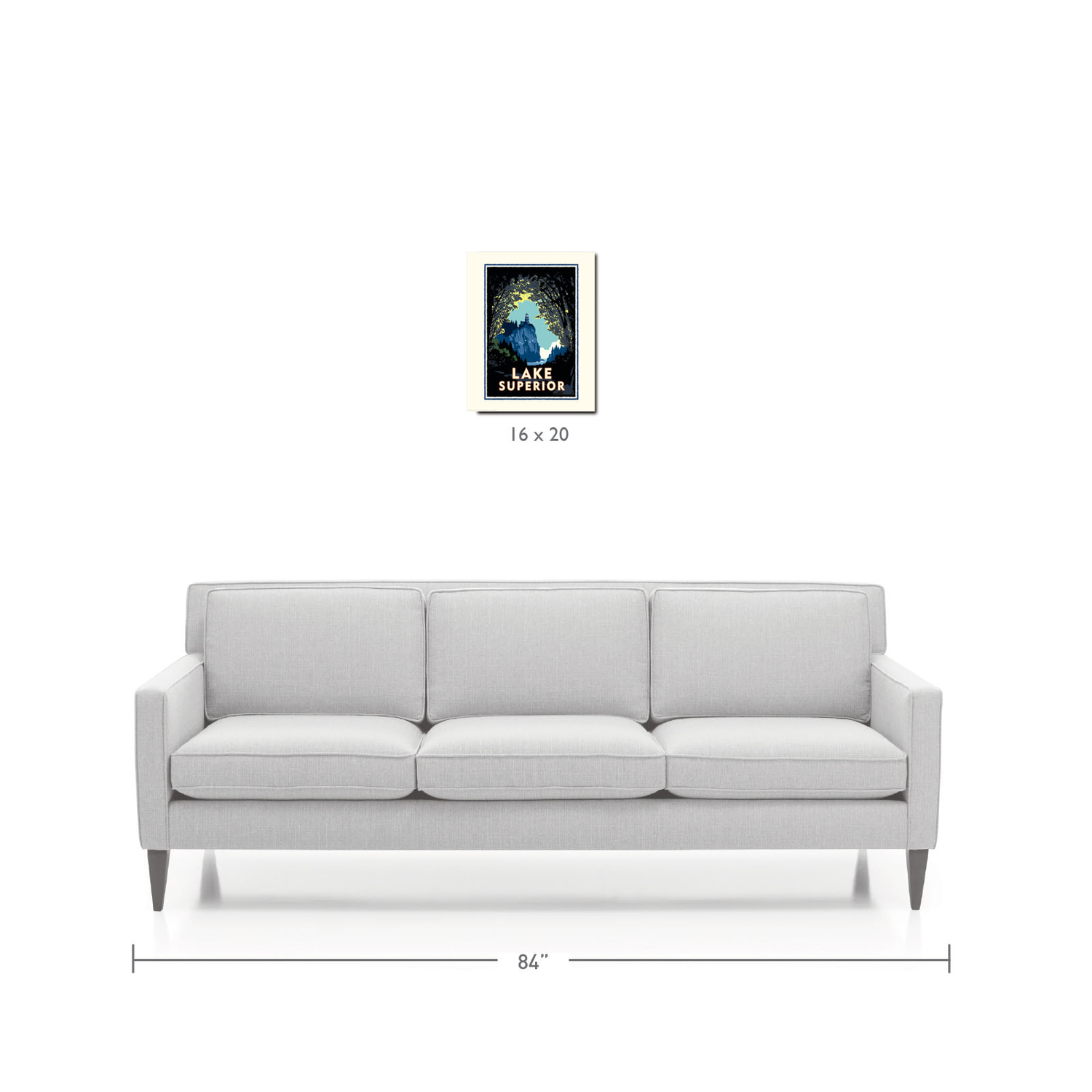 Landmark MN | Lake Superior Woods Art Print