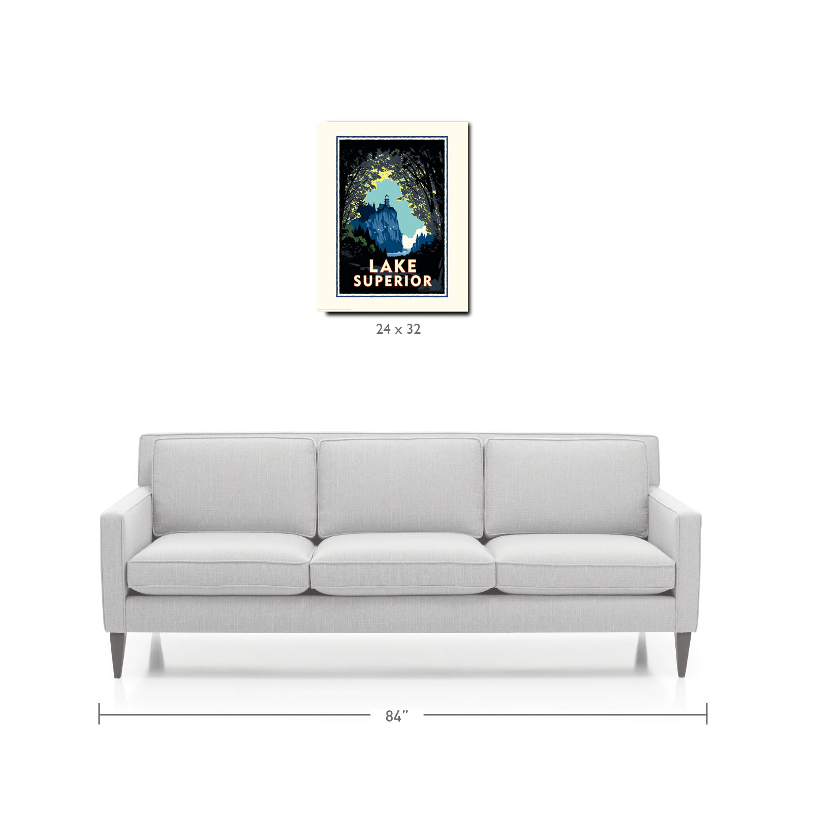 Landmark MN | Lake Superior Woods Art Print