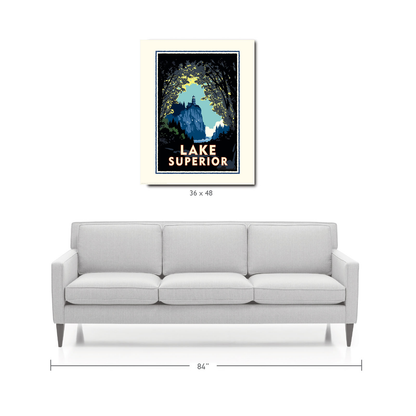Landmark MN | Lake Superior Woods Art Print