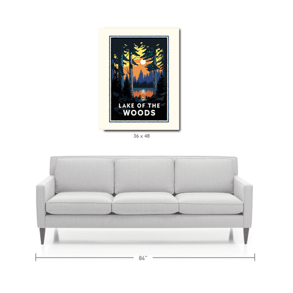 Landmark MN | Lake of the Woods Art Print - My American Goods