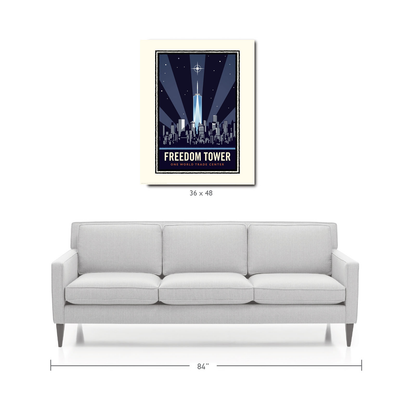 Landmark NY | Freedom Tower - One World Trade Center NYC Art Print - My American Goods