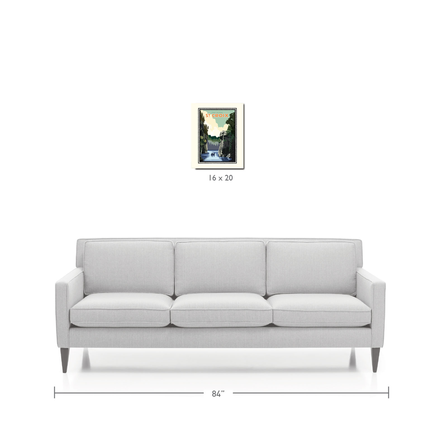 Landmark WI | St. Croix River Art Print - My American Goods