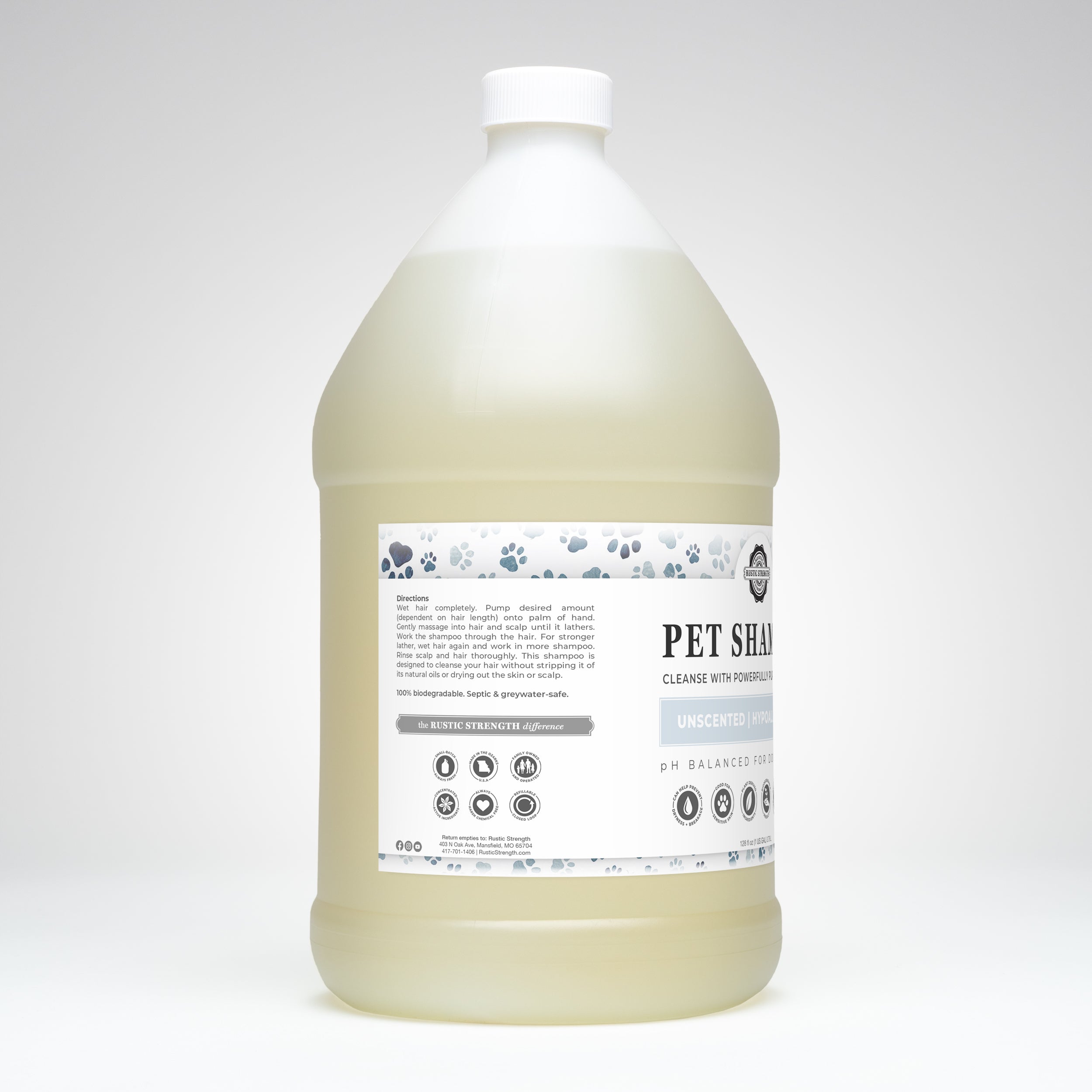 Pet Shampoo | Soothing &amp; Deodorizing | Unscented
