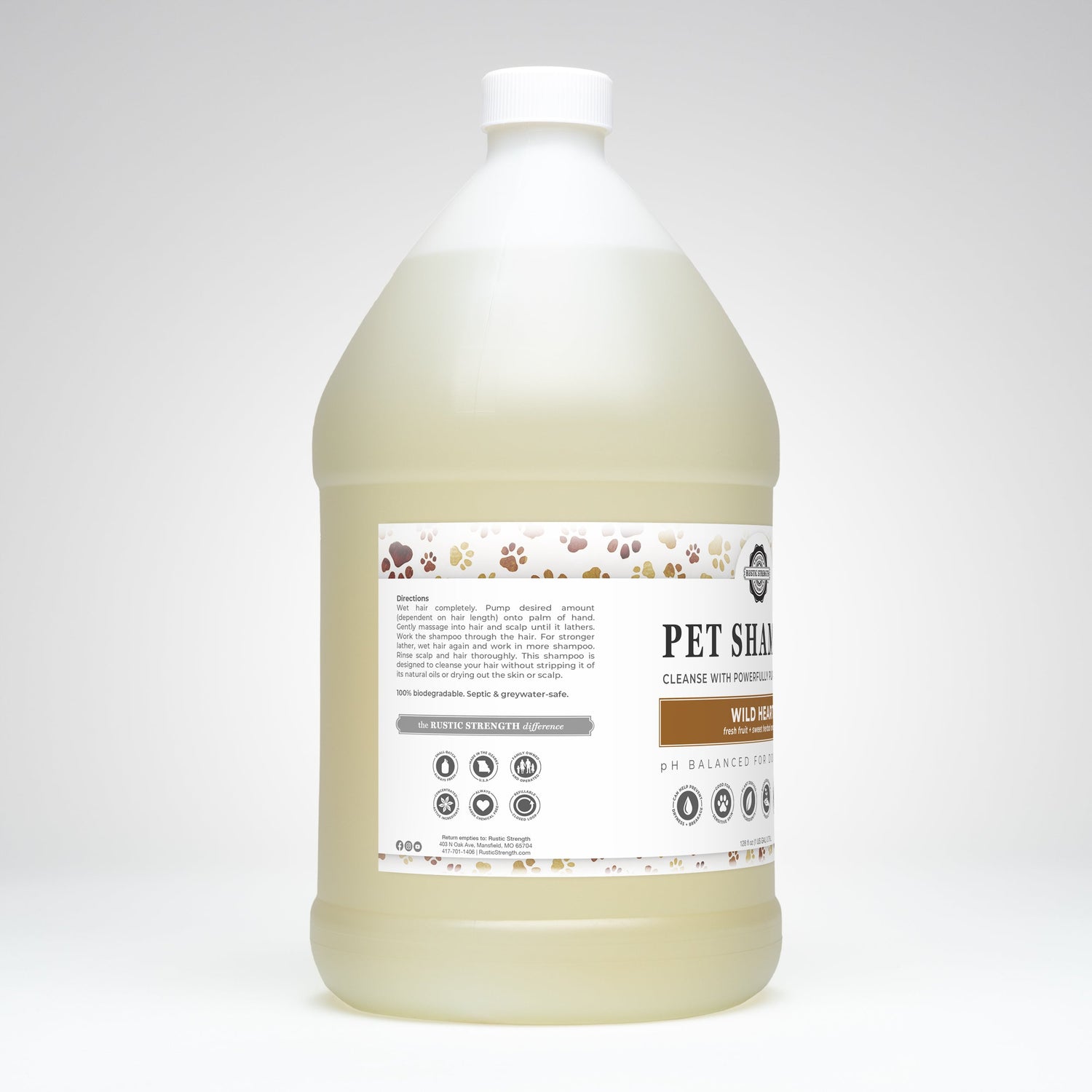 Pet Shampoo | Soothing &amp; Deodorizing | Wild Heart