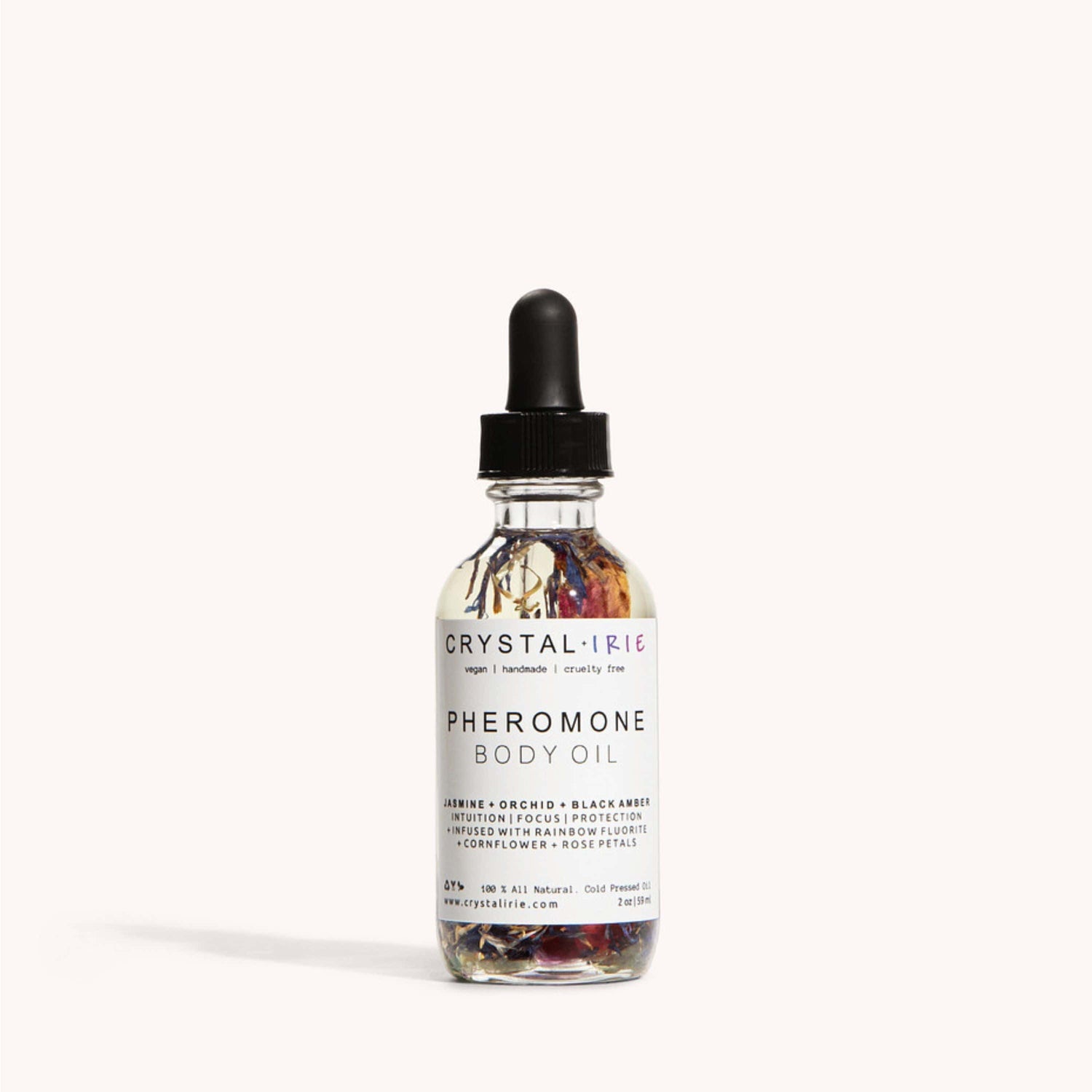 Crystal Irie Body Oil 2oz- Try me Size Pheromone Body Oil