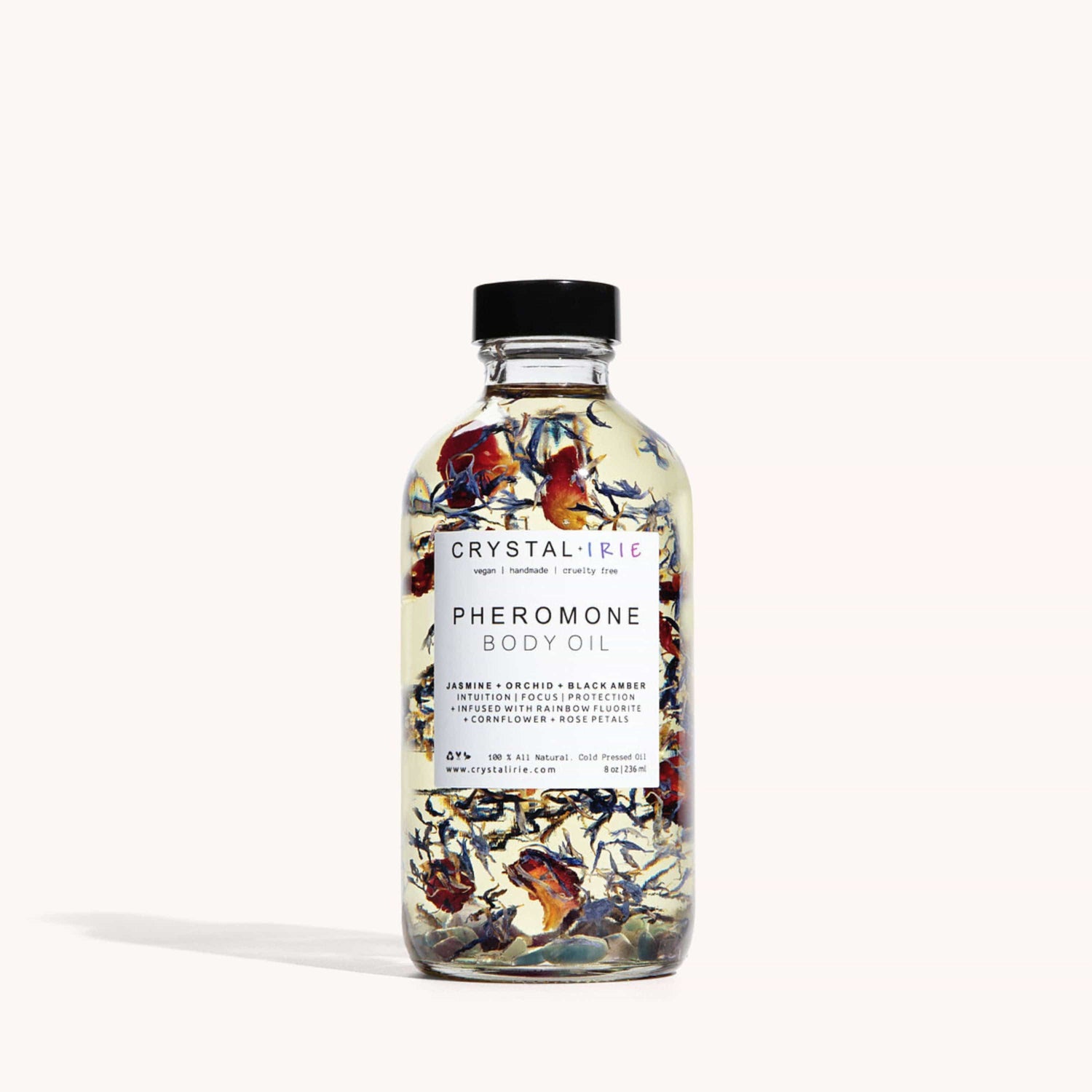 Crystal Irie Body Oil 8oz- Best Value Pheromone Body Oil