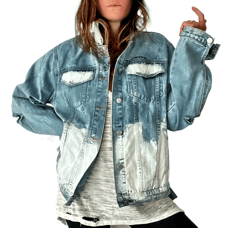 Wren + Glory JACKETS 'Beyond White' Denim Jacket